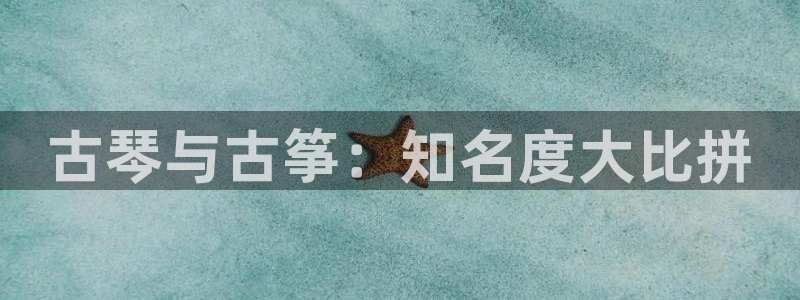 凯发国际平台登录不上:古琴与古筝:知名度大比拼